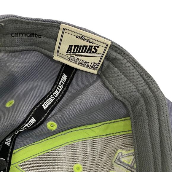 Adidas Collection Men’s Slime Green & Tech Gray FAKT SnapBack Logo Cap - Picture 9 of 10